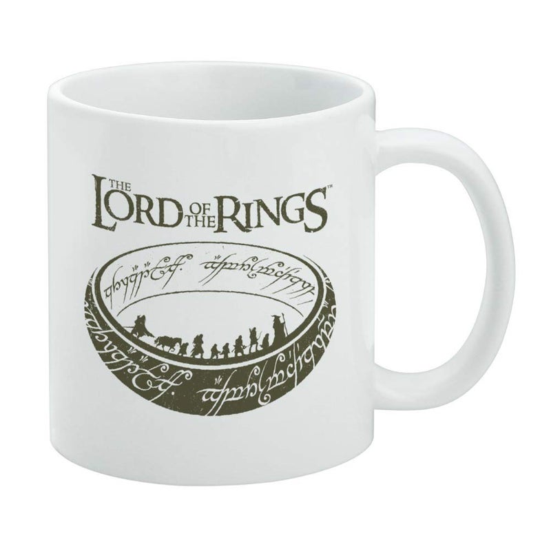 GRAPHICS & MORE THE LORD OF THE RINGS The Journey Ceramic Coffee Mug, Novelty Gift Mugs for Coffee, Tea and Hot Drinks, 11oz, White - Image 1